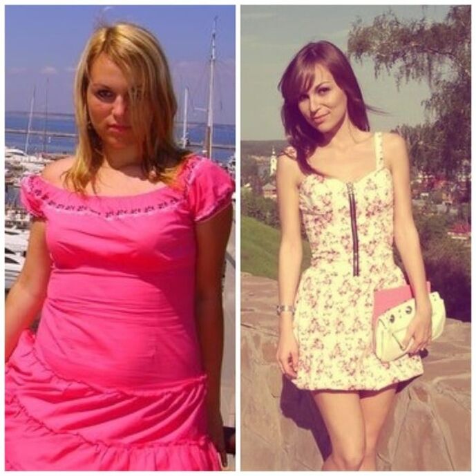 πριν και μετά την παρακολούθηση της δίαιτας φαγόπυρου φωτογραφία 2